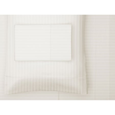 Hotel Grand 1000tc Pinstripe Sheet Set, Ivory, King 652508